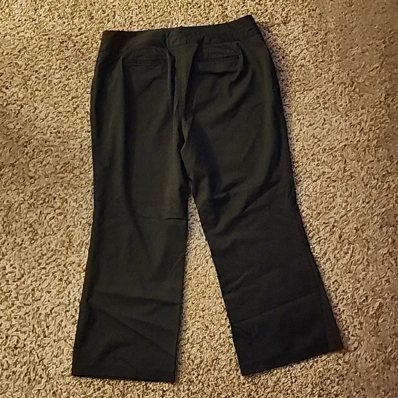 Lane Bryant pinstriped dress slacks. Size 18 Petite, Black/white - Picture 4 of 6